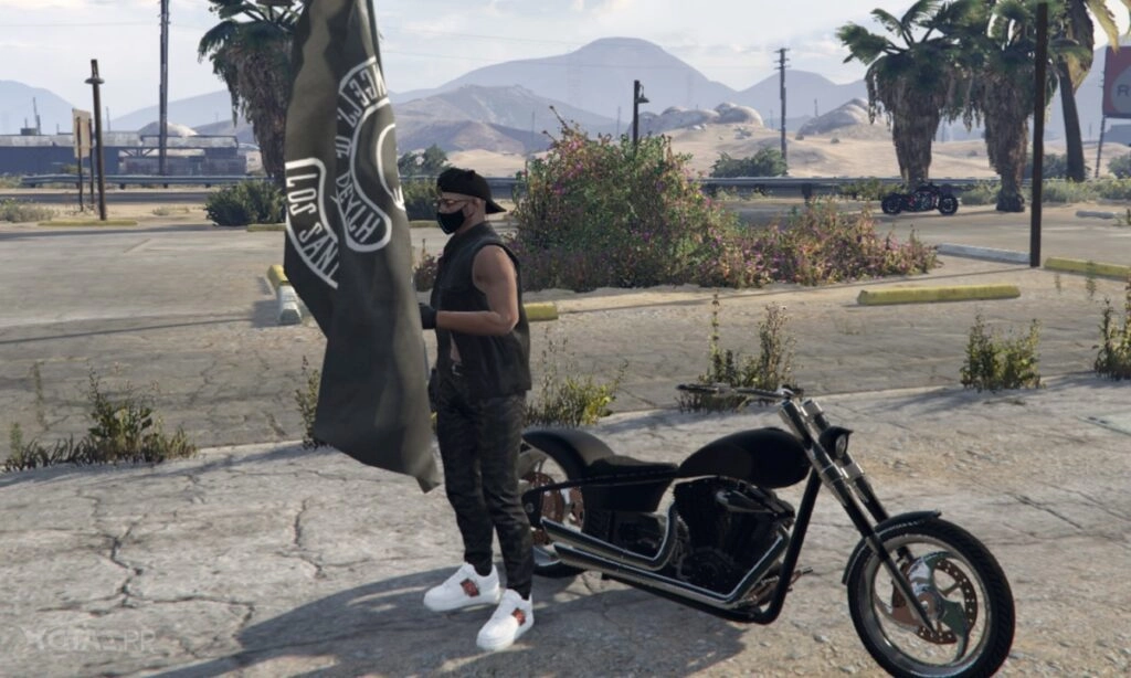 Как убрать флаг из рук